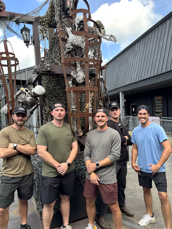 The Hunters at Paranoia Haunted House